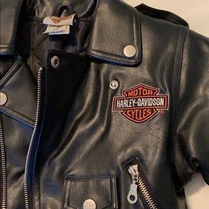 Harley Davidson kids “leather” jacket